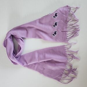 House Of Scotland Purple Scottie Dog Scarf ❄️